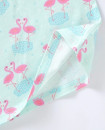 Pajama Set 2Y-7Y Organic Cotton O-neck Super Soft And Breathable Flamingo HY6001-5